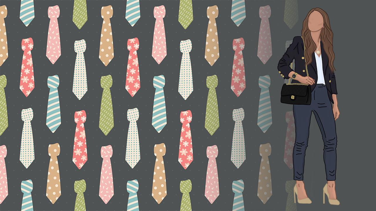 Une personne directrice